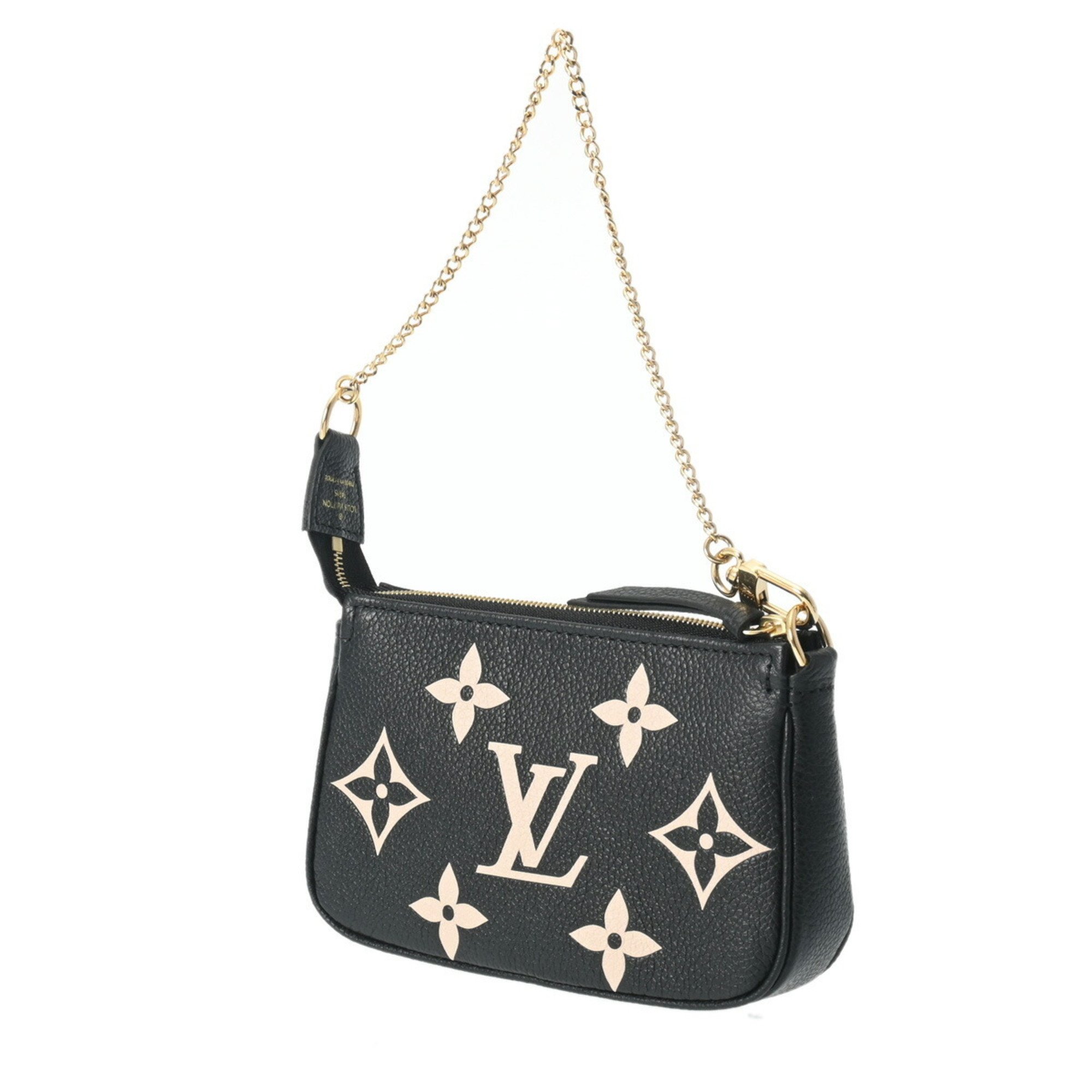 LOUIS VUITTON Louis Vuitton Monogram Empreinte Pochette Accessoires Noir M80732 Women's Leather Coin Case