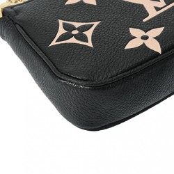 LOUIS VUITTON Louis Vuitton Monogram Empreinte Pochette Accessoires Noir M80732 Women's Leather Coin Case