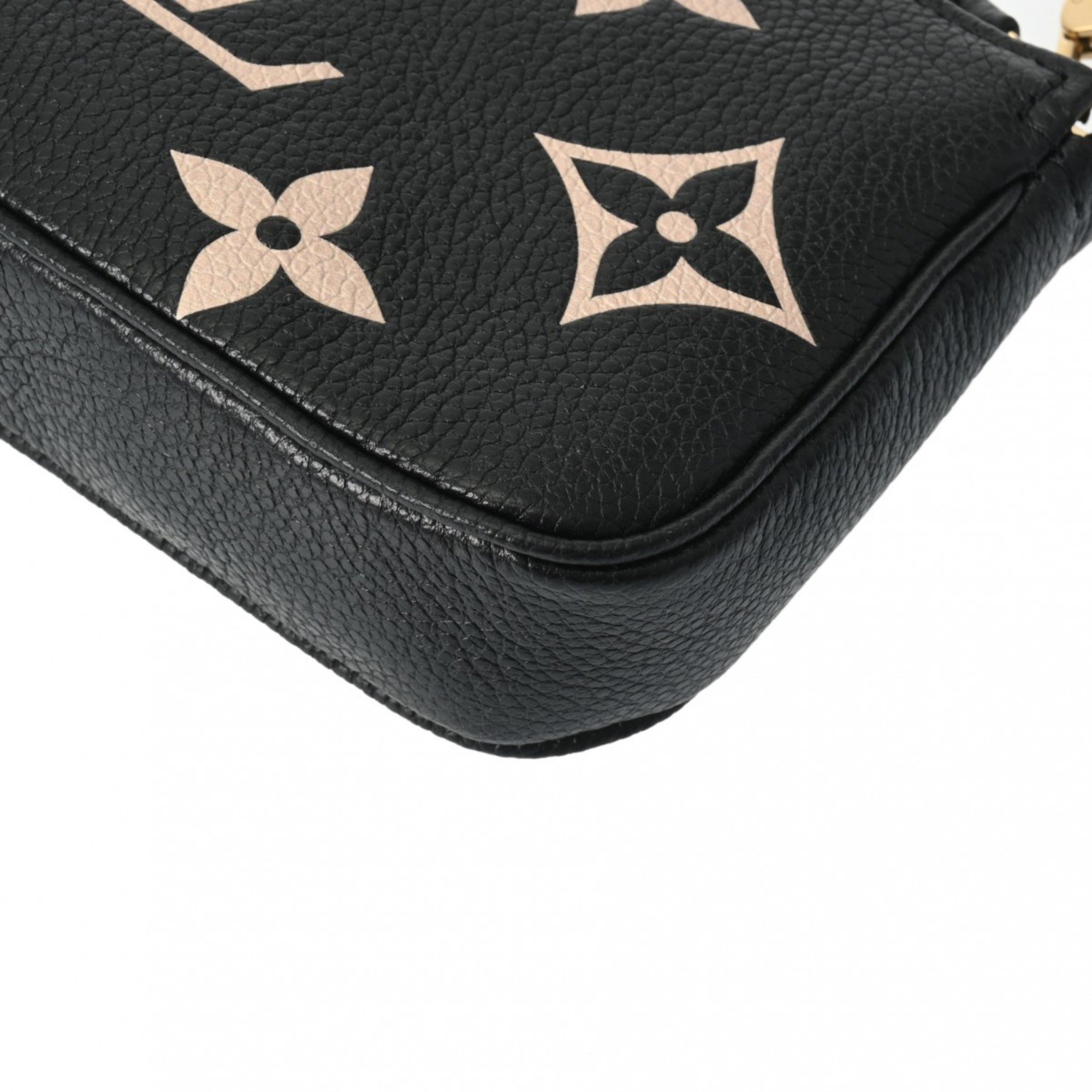 LOUIS VUITTON Louis Vuitton Monogram Empreinte Pochette Accessoires Noir M80732 Women's Leather Coin Case