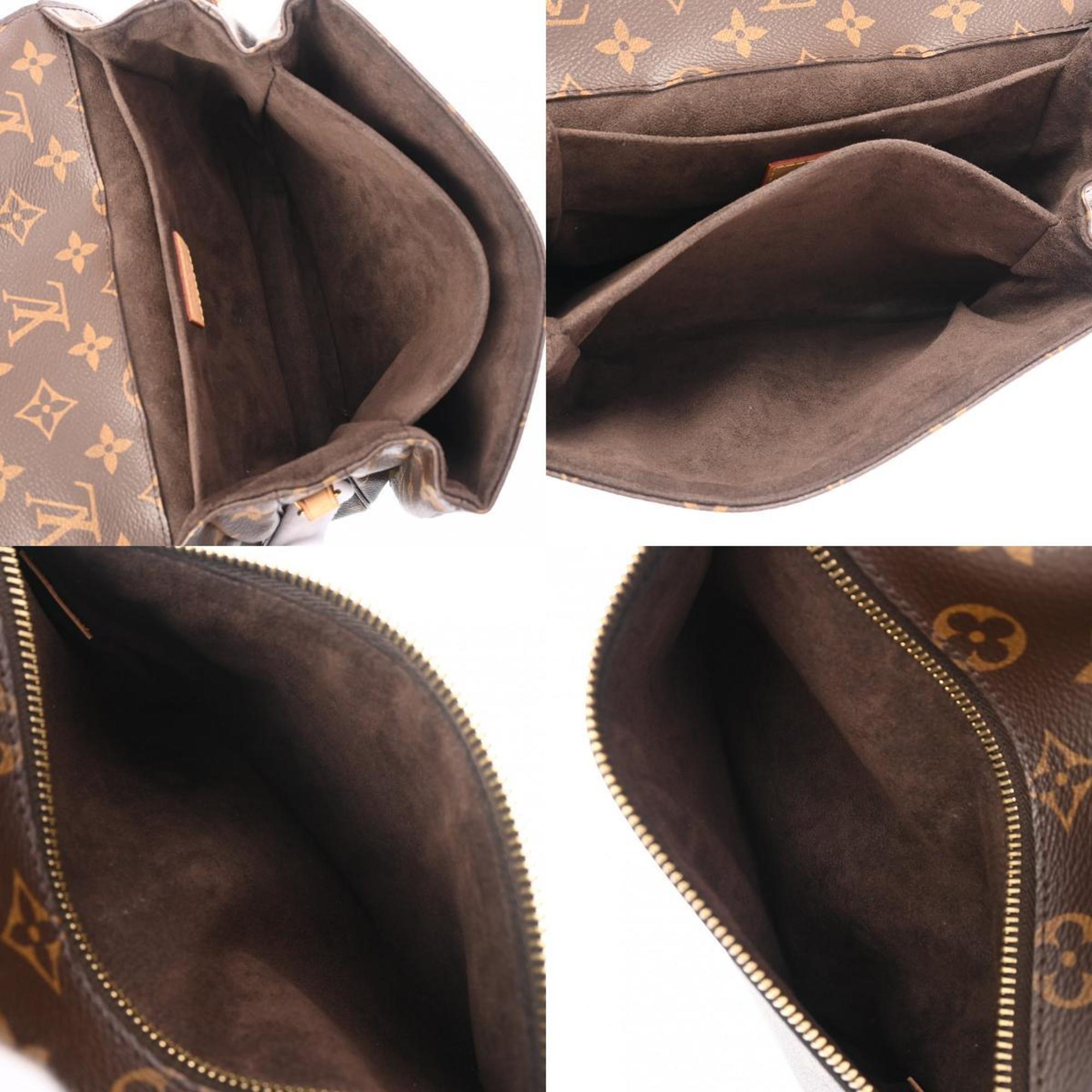 LOUIS VUITTON Louis Vuitton Monogram Pochette Metis MM Brown M44875 Women's Canvas Handbag