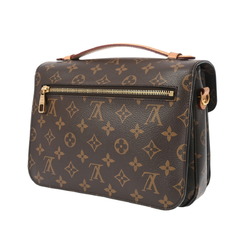 LOUIS VUITTON Louis Vuitton Monogram Pochette Metis MM Brown M44875 Women's Canvas Handbag