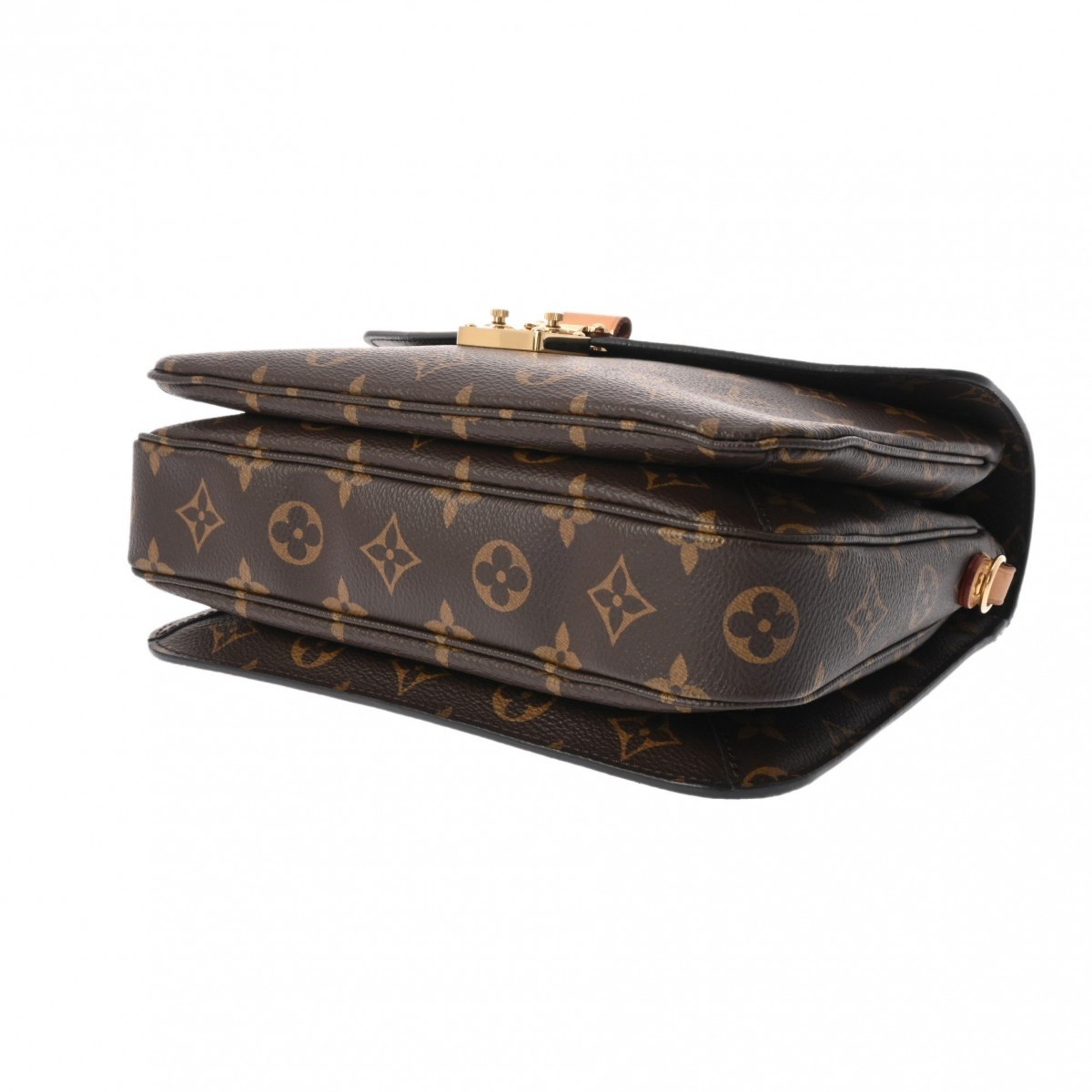 LOUIS VUITTON Louis Vuitton Monogram Pochette Metis MM Brown M44875 Women's Canvas Handbag