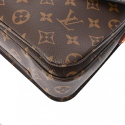 LOUIS VUITTON Louis Vuitton Monogram Pochette Metis MM Brown M44875 Women's Canvas Handbag