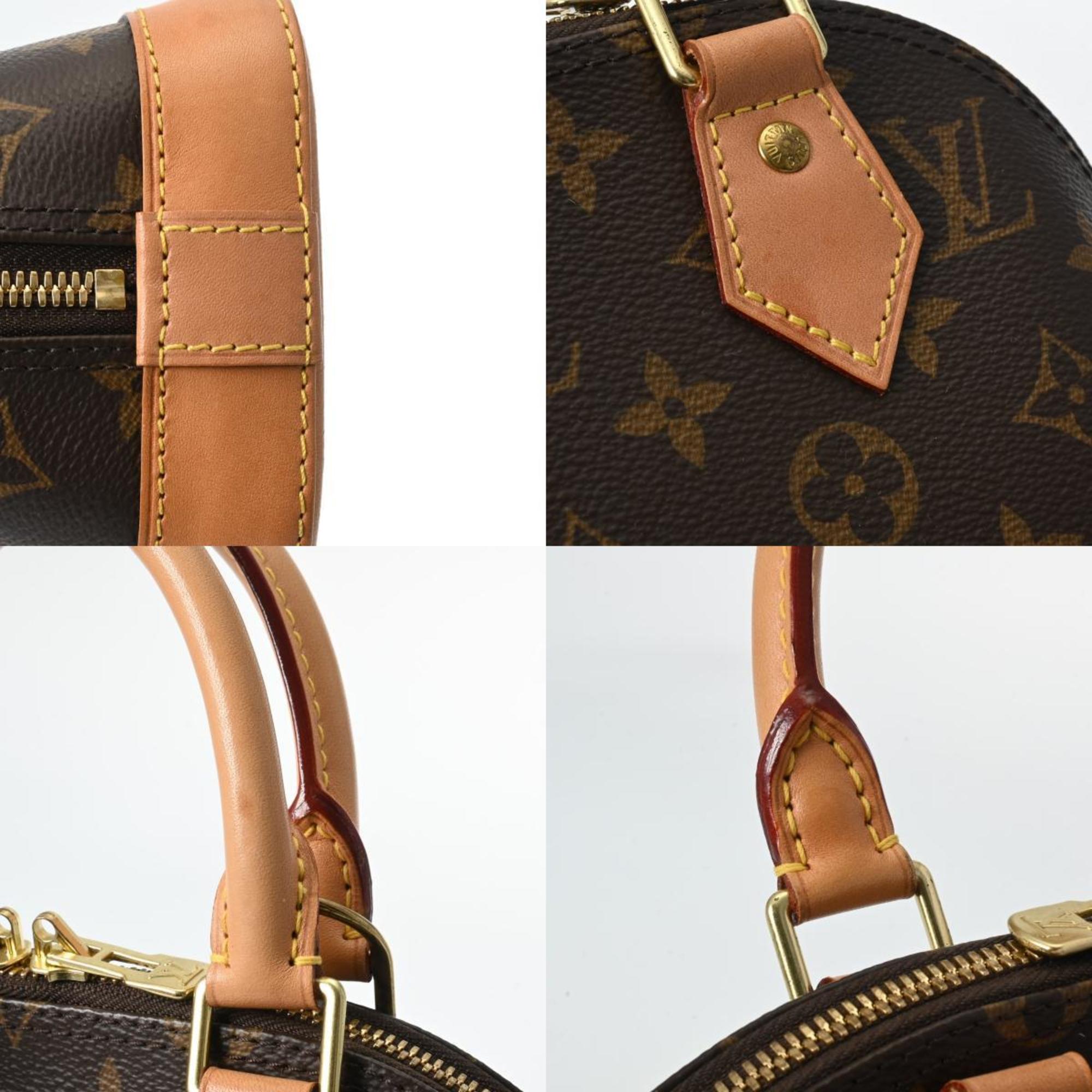 LOUIS VUITTON Louis Vuitton Monogram Alma BB Brown M53152 Women's Canvas Handbag