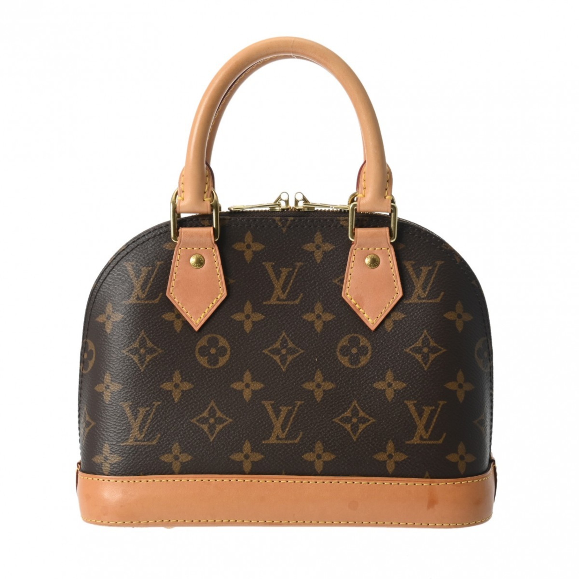 LOUIS VUITTON Louis Vuitton Monogram Alma BB Brown M53152 Women's Canvas Handbag