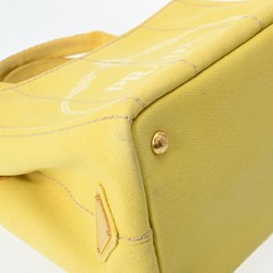 PRADA Prada Canapa Yellow BN2439 Women's Canvas Handbag