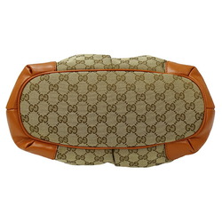 Gucci GUCCI Bag Women's GG Canvas Handbag Shoulder 2way Orange Beige Brown 247902 Interlocking