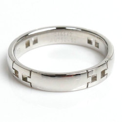 HERMES Hermes K18WG White Gold Hercules Ring Size 11.5 52 3.9g Women's