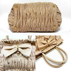 Prada handbag ribbon nappa leather 2way BN1932 PRADA