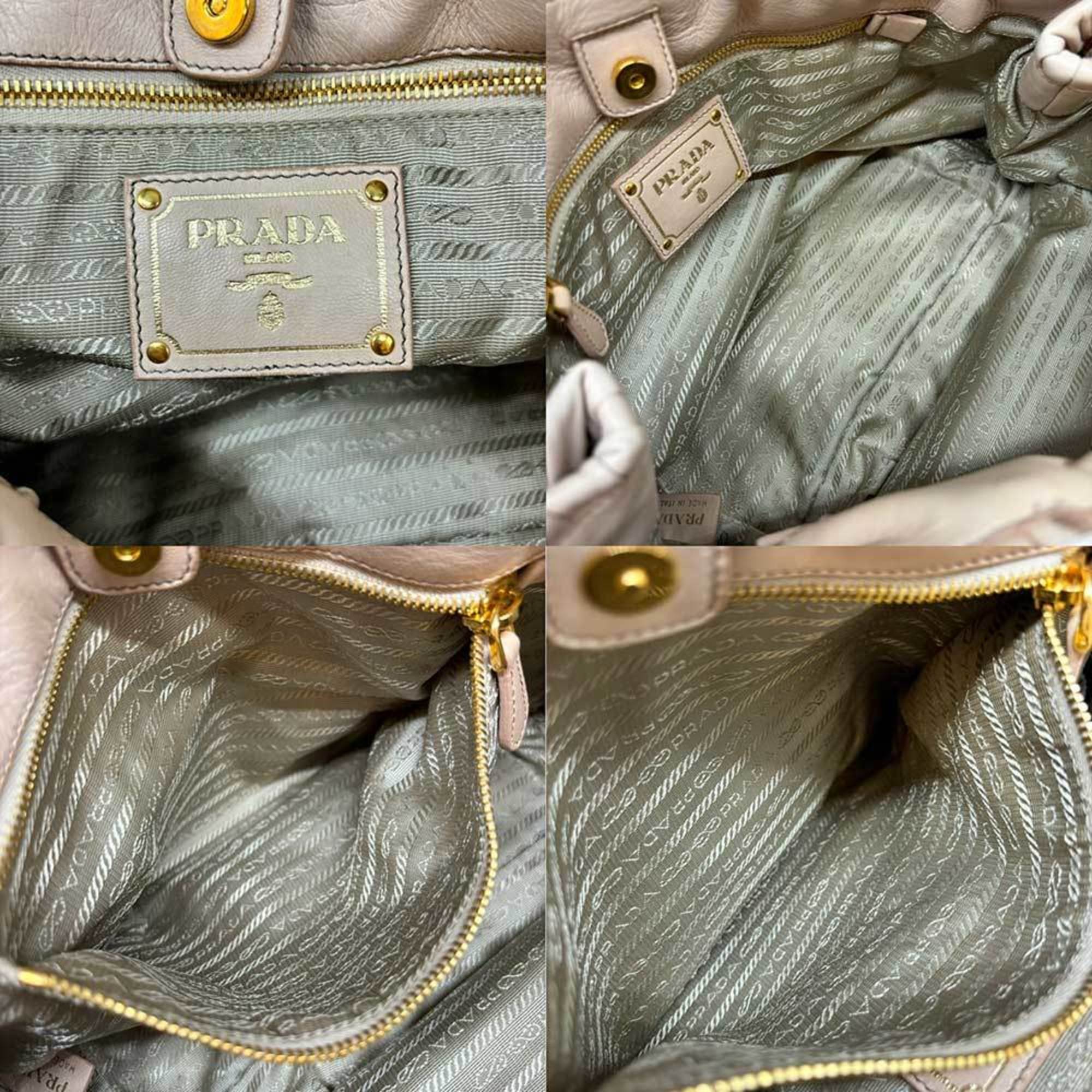 Prada handbag ribbon nappa leather 2way BN1932 PRADA