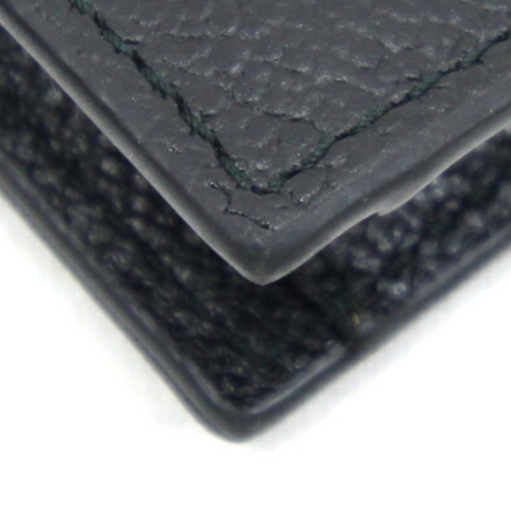 Prada Business Card Holder 2MC122 Black Leather Case Sanaku Men's Women's PRADA