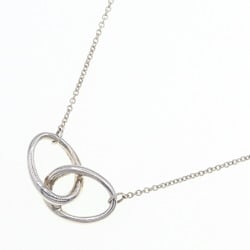 Tiffany Necklace Elsa Peretti Double Loop SV Sterling Silver 925 Women's TIFFANY&Co.