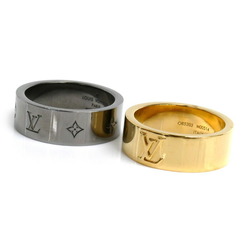 LOUIS VUITTON Louis Vuitton Ring LV Instinct Set 2 M00514 L Gold Size 21 Silver 23 Men's