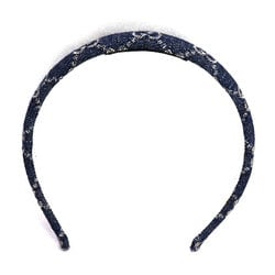 GUCCI Eco-Wash Denim Headband, Navy, 652835 3HAAH, Women's