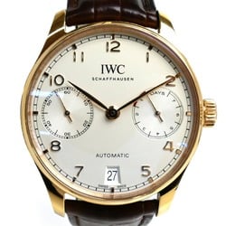 IWC International Watch Company Portuguese Automatic 7 Days Self-Winding IW500701 Red Gold Men's