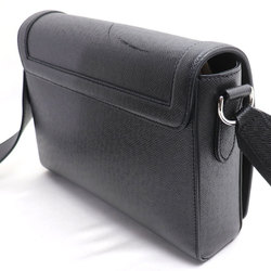 LOUIS VUITTON Louis Vuitton New Flap Shoulder Bag Taiga Black M30807 IC Men's