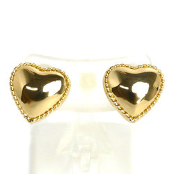 TIFFANY&Co. Tiffany K18YG Yellow Gold Heart Earrings 4.9g for Women