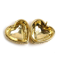 TIFFANY&Co. Tiffany K18YG Yellow Gold Heart Earrings 4.9g for Women