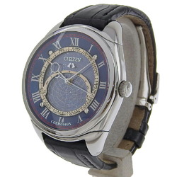 CITIZEN Campanola Cosmosign CTV57 0742 Navy Dial SS/Leather Quartz Approx. 44mm Wristwatch