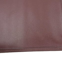 CARTIER Must Line Tri-fold Wallet Leather Bordeaux