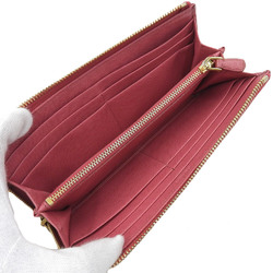 PRADA L-shaped long wallet 1M1183 Saffiano leather pink