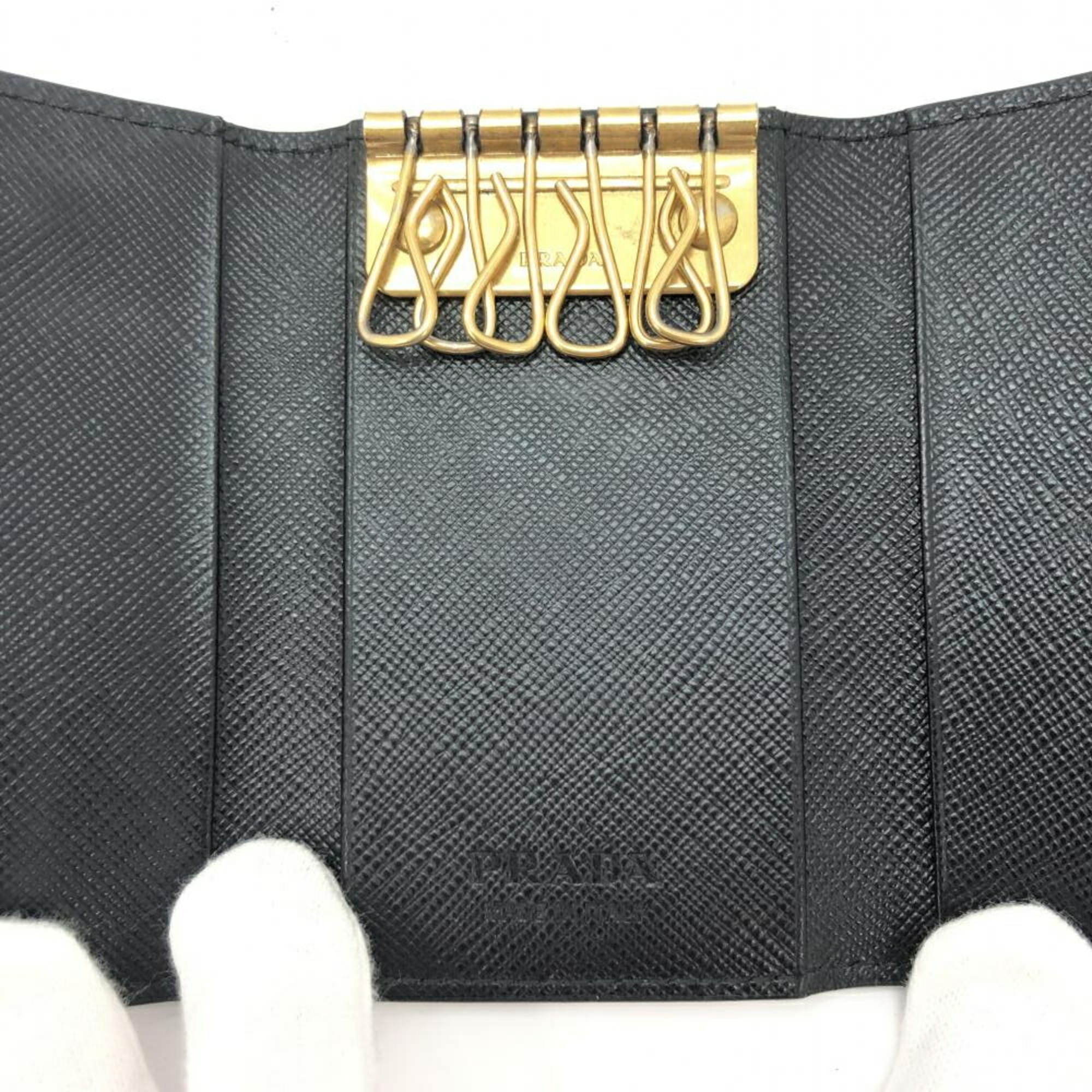 PRADA Saffiano 6-Key Case, Black