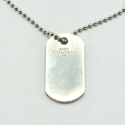 Tiffany Dog Tag Necklace Silver 925