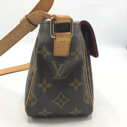 LOUIS VUITTON Vivacite PM Shoulder Bag M51165 Monogram Brown Red Louis Vuitton