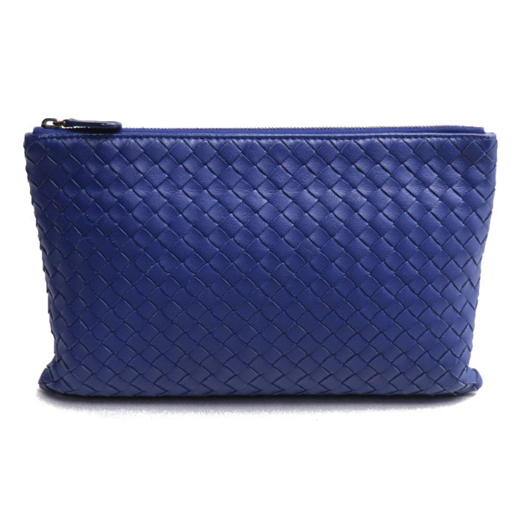 BOTTEGAVENETA Bottega Veneta Document Case 25 Clutch Bag Blue 256400 Men's