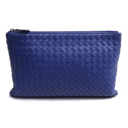 BOTTEGAVENETA Bottega Veneta Document Case 25 Clutch Bag Blue 256400 Men's