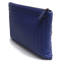 BOTTEGAVENETA Bottega Veneta Document Case 25 Clutch Bag Blue 256400 Men's