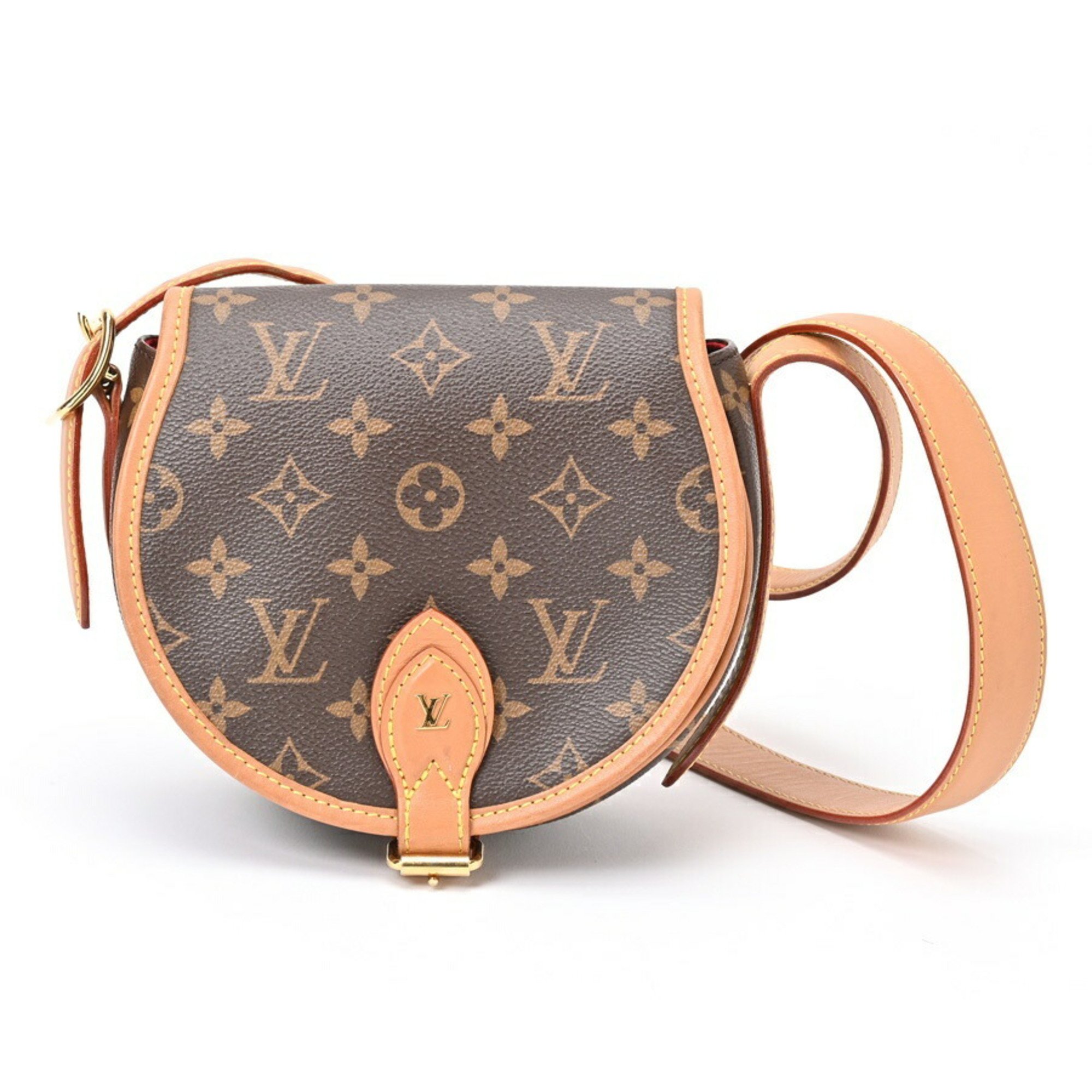 Louis Vuitton Tan Blanc Shoulder Bag M44860 Monogram S-156043