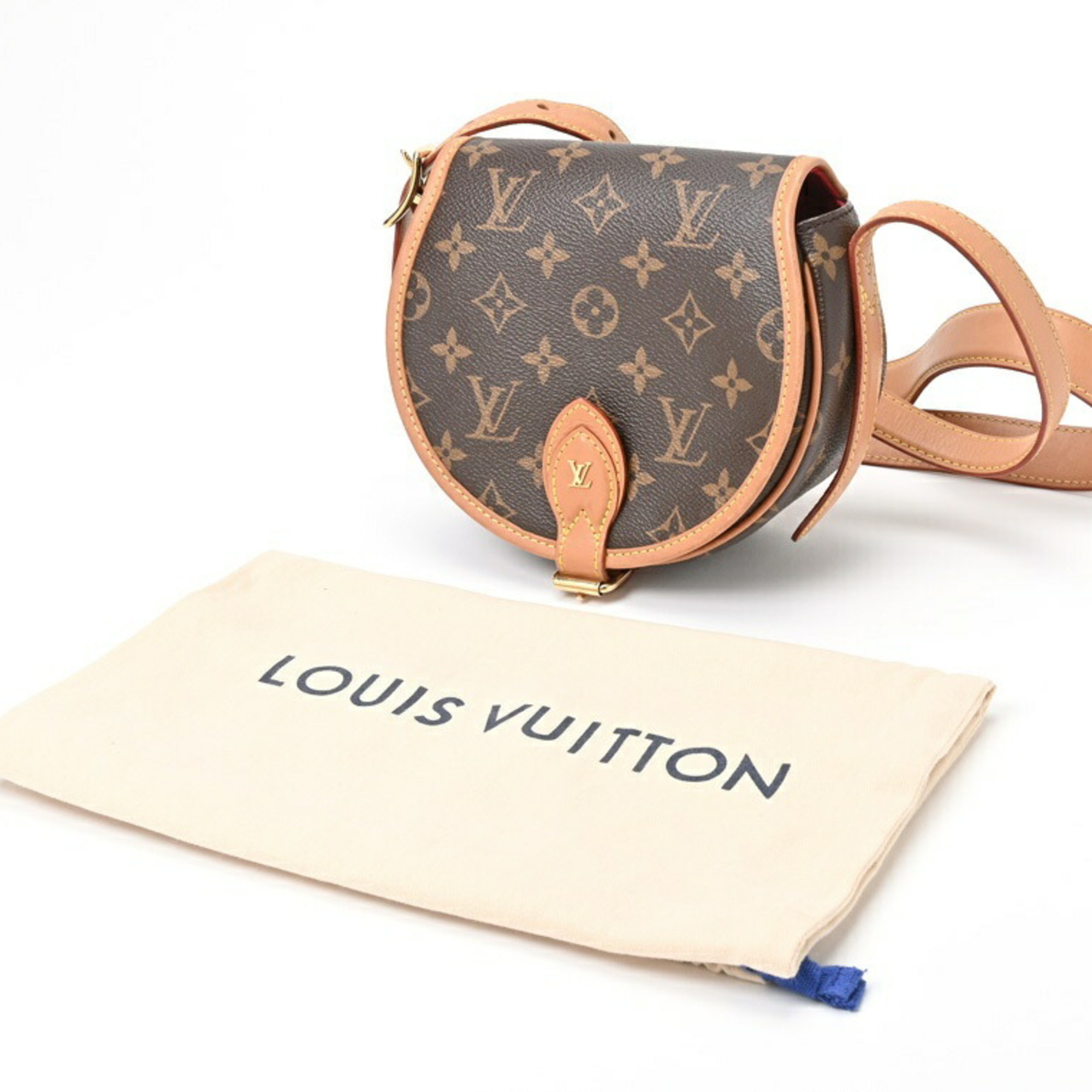 Louis Vuitton Tan Blanc Shoulder Bag M44860 Monogram S-156043