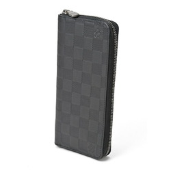 Louis Vuitton Zippy Wallet Vertical N63548 Damier Infinie Noir (Black) S-155891