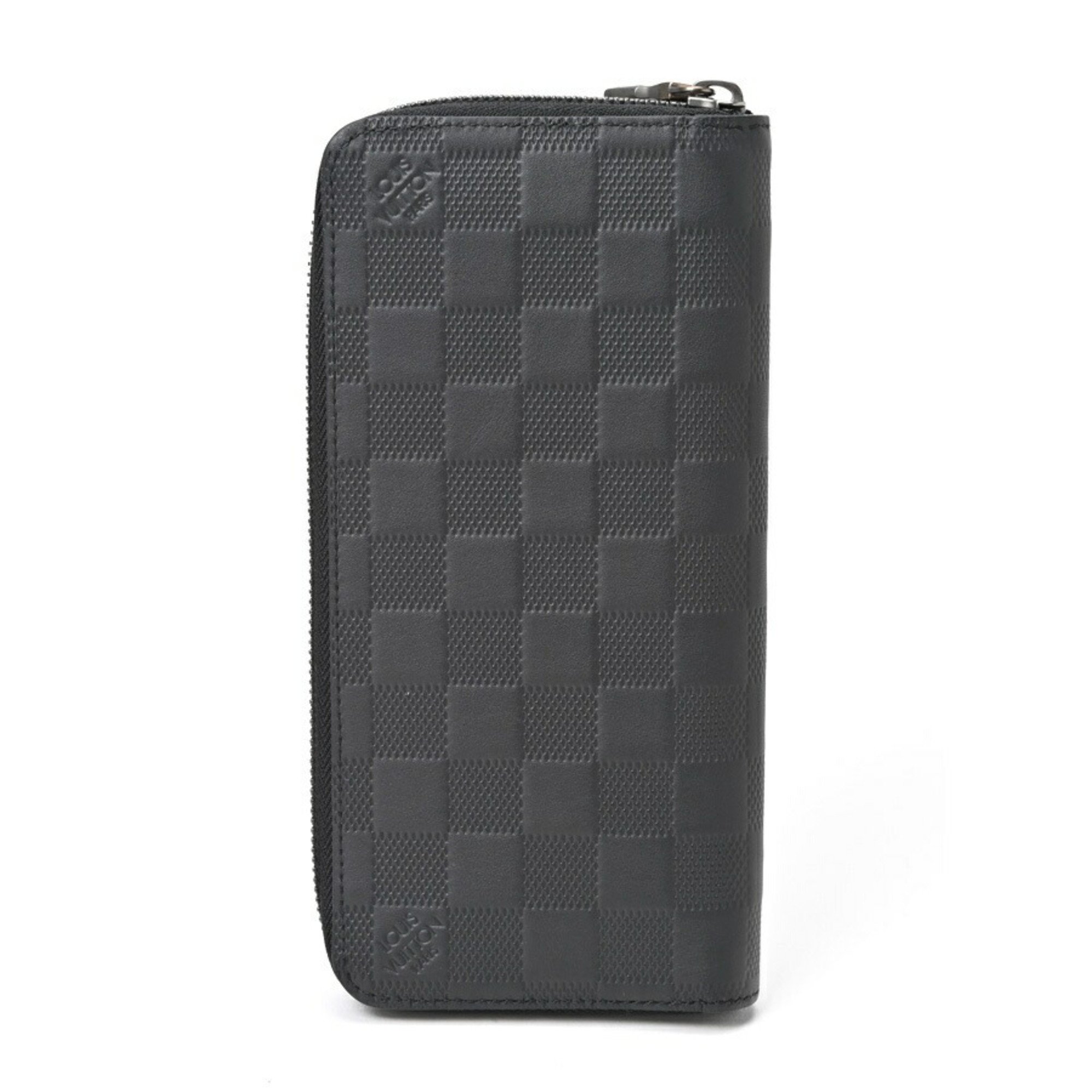 Louis Vuitton Zippy Wallet Vertical N63548 Damier Infinie Noir (Black) S-155891