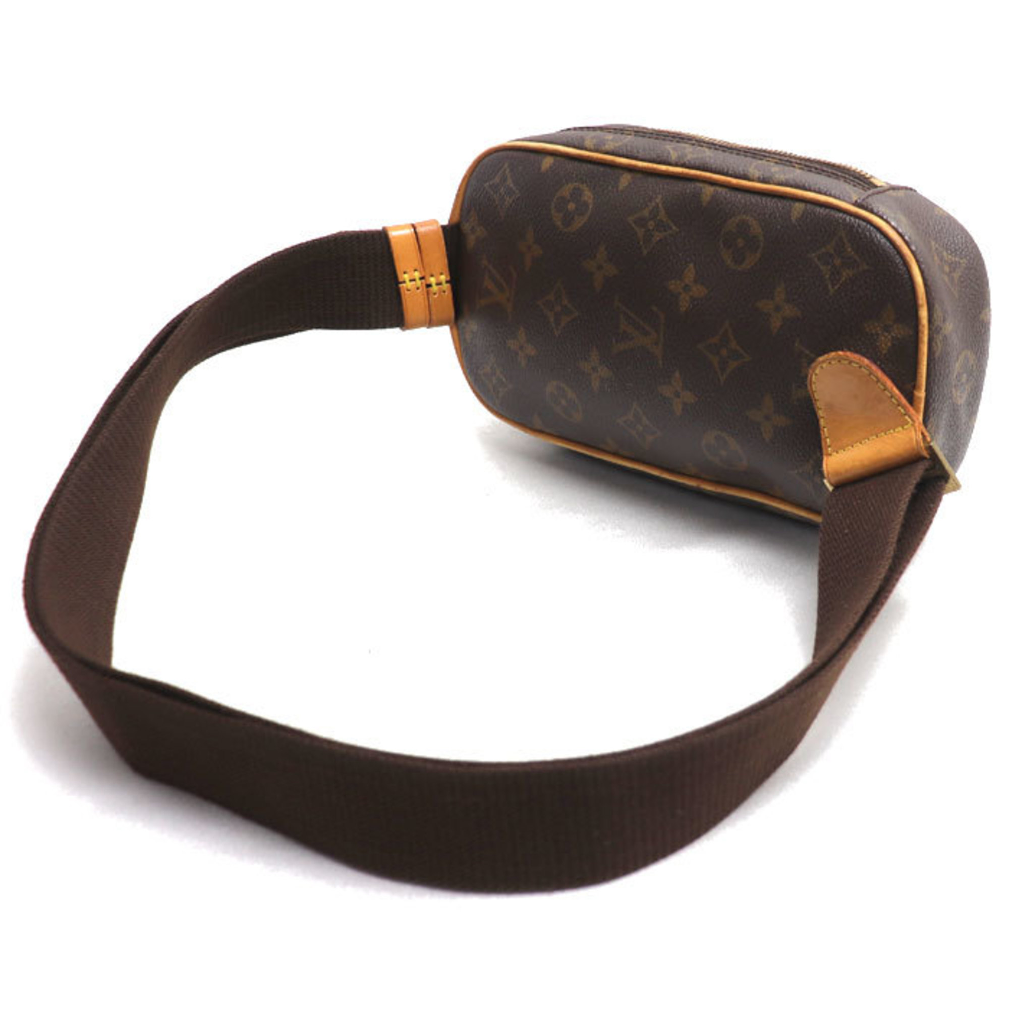 LOUIS VUITTON Louis Vuitton Pochette Ganju Body Bag Monogram Brown M51870 Men's