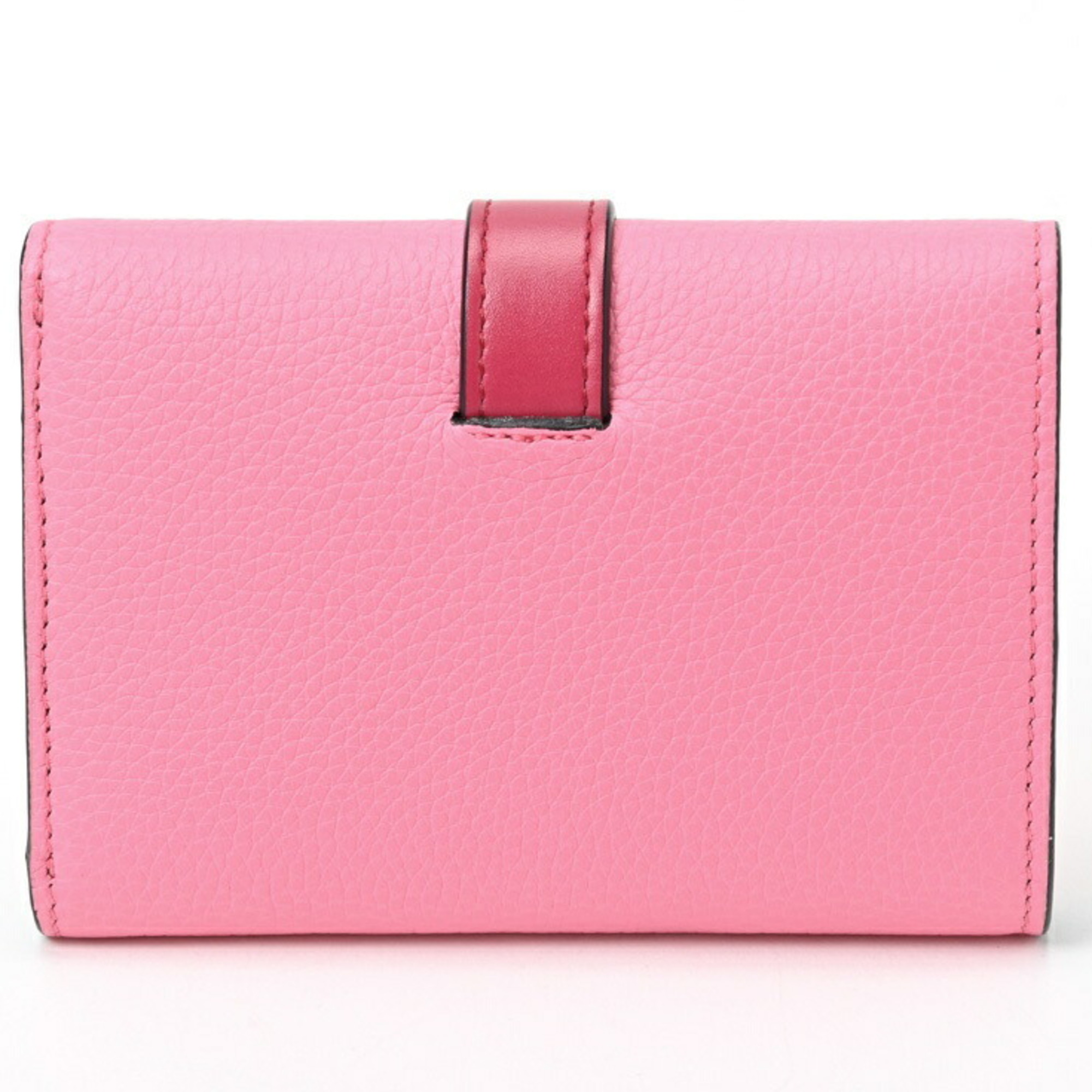 LOEWE Vertical Wallet Small C660S86X01 Soft Grain Calf Pink S-155787