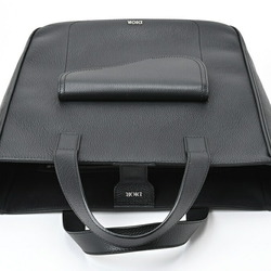 Dior Saddle Tote Bag Leather Black S-155998