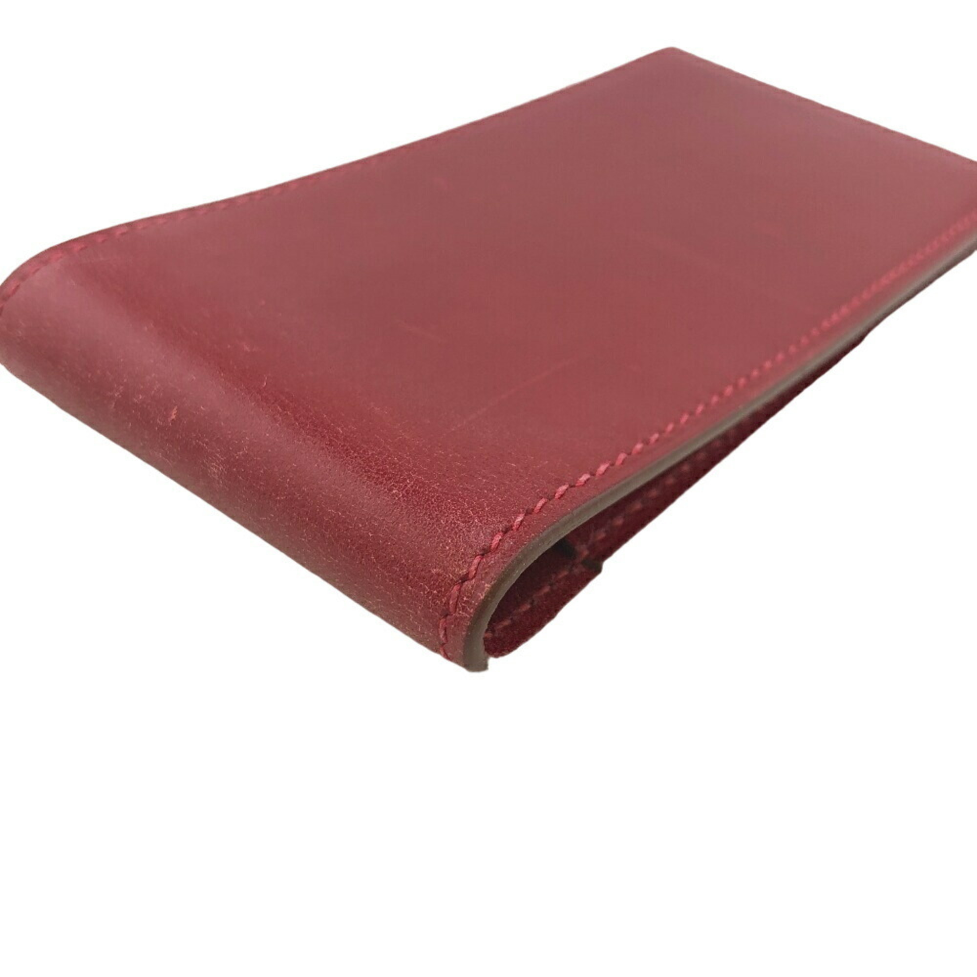 HERMES Hermes Memo Pad Cover Red Unisex