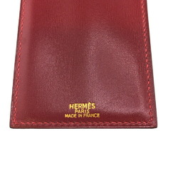 HERMES Hermes Memo Pad Cover Red Unisex