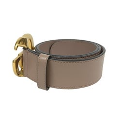 GUCCI 400593 75 30 GG Marmont Belt Beige Men's