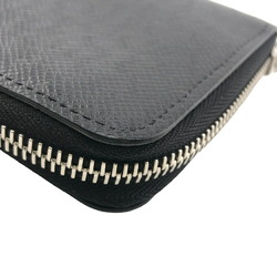 LOUIS VUITTON M30503 Zippy Wallet Vertical Round Taiga Long Black Men's