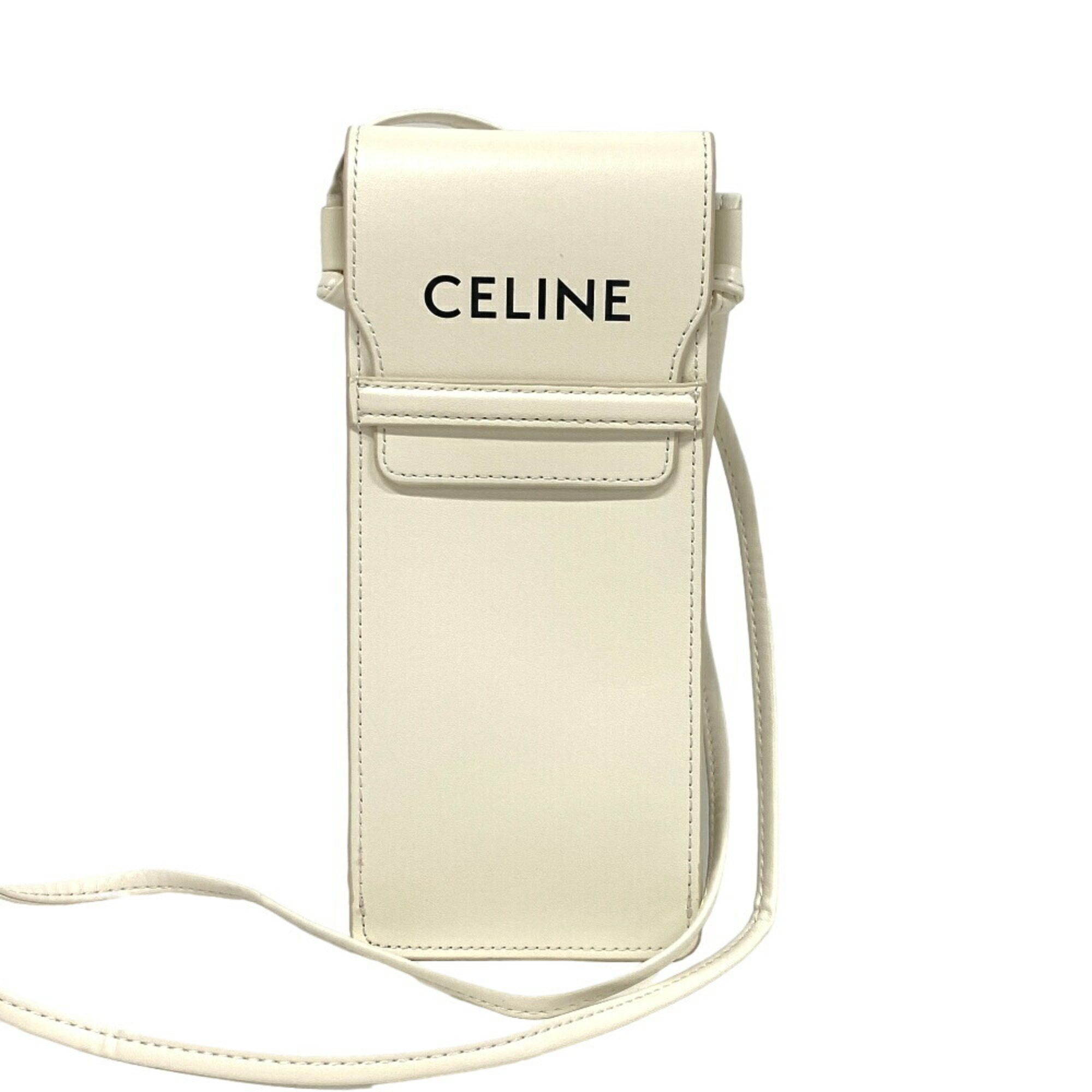 CELINE by Edith Slimane Pouch White Women's