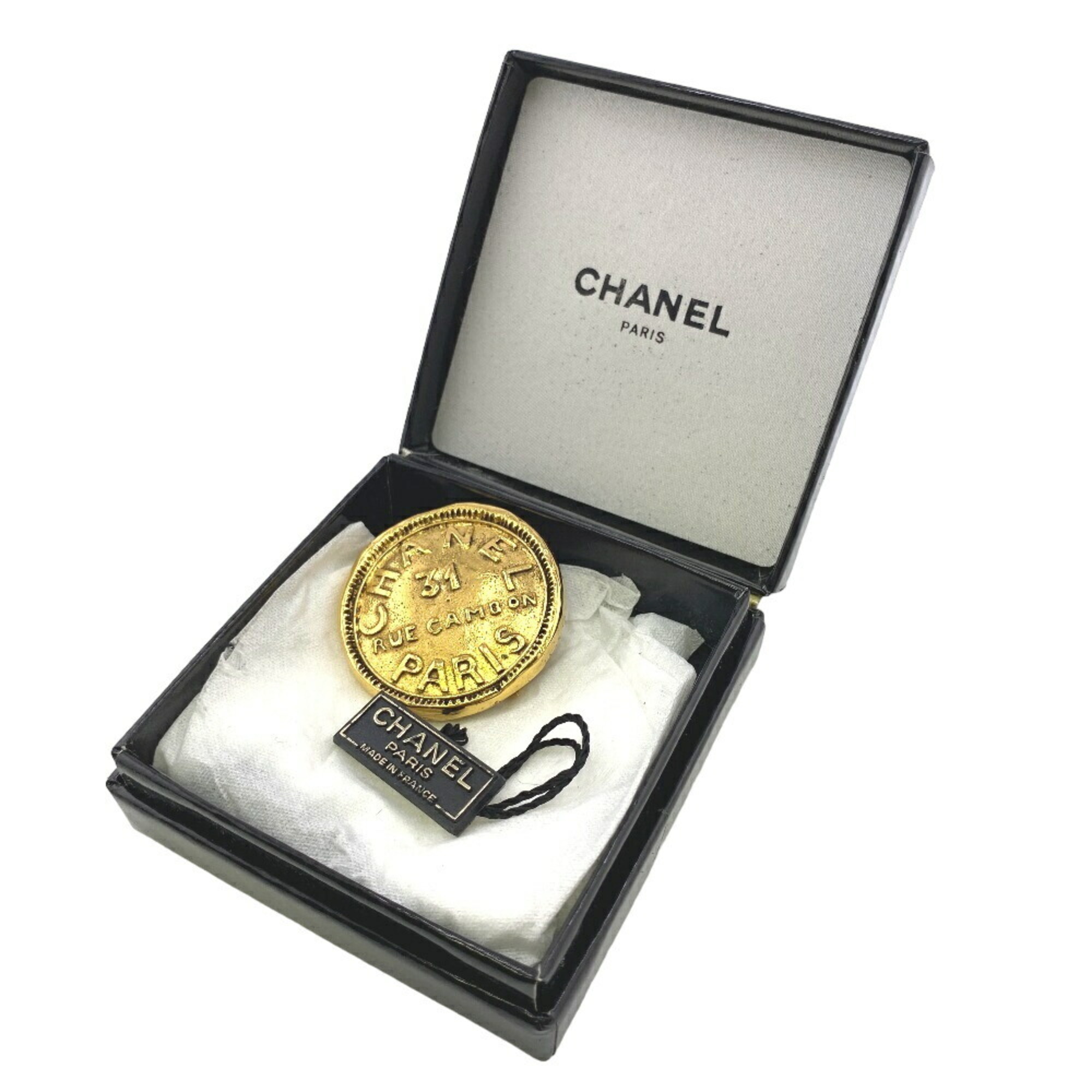 CHANEL 31 RUE CAMBON 1135 Brooch Gold