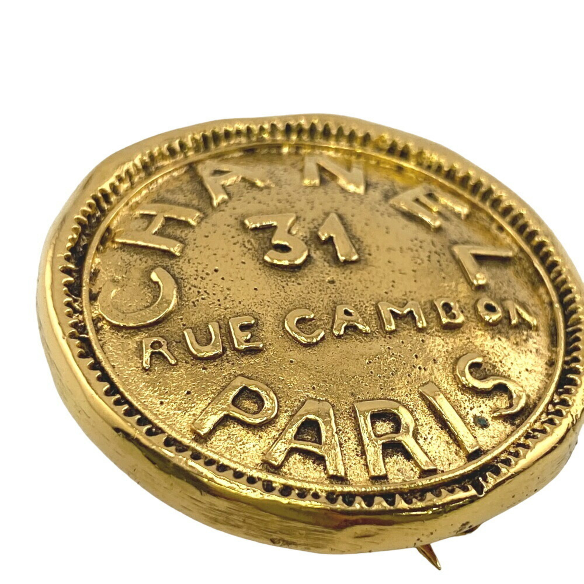 CHANEL 31 RUE CAMBON 1135 Brooch Gold