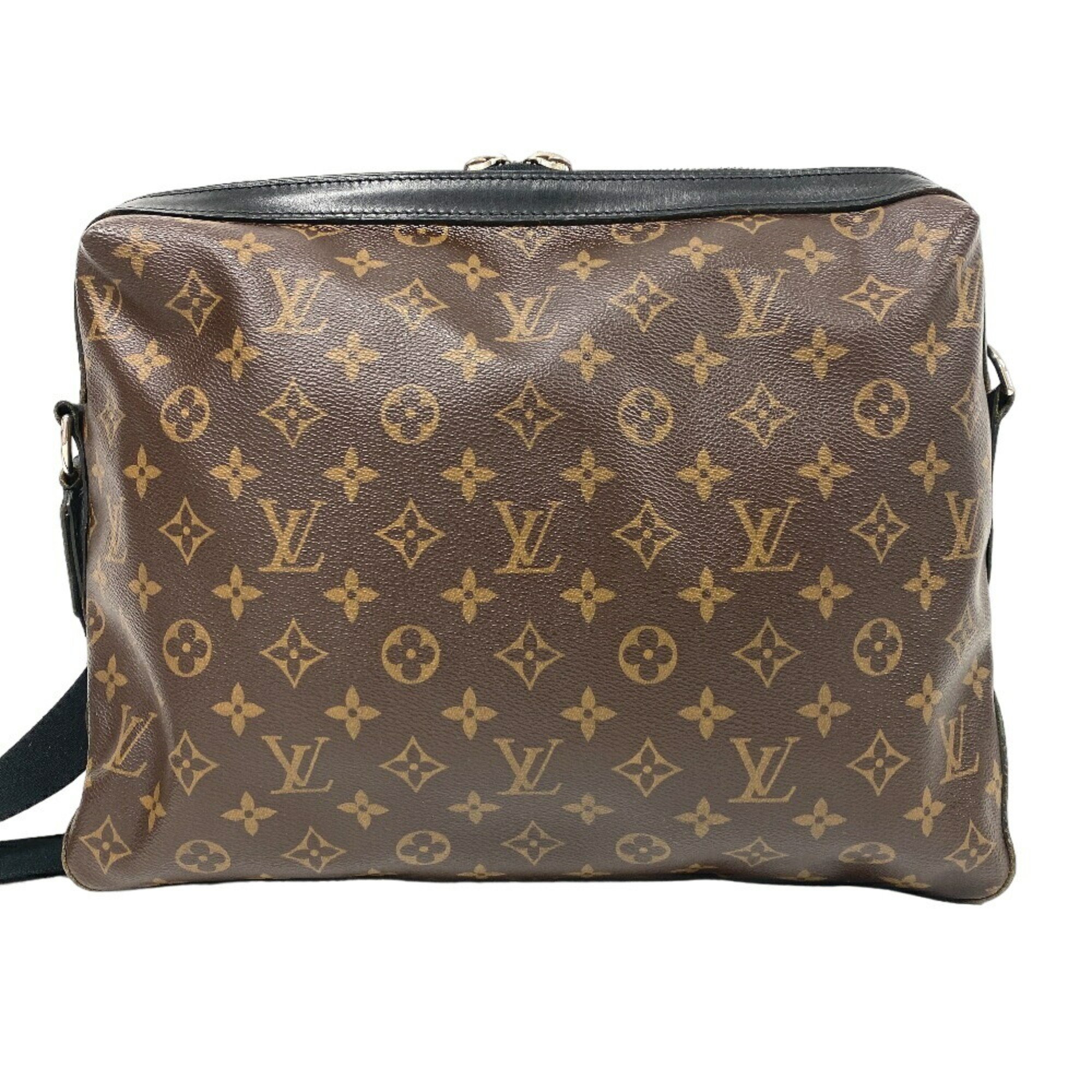 LOUIS VUITTON M40387 Torres Monogram Macassar Shoulder Bag Brown Unisex