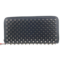 Christian Louboutin Panettone Round Studs Long Wallet Black Unisex