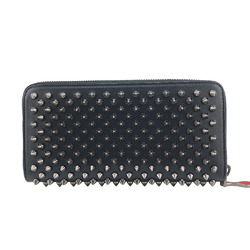 Christian Louboutin Panettone Round Studs Long Wallet Black Unisex