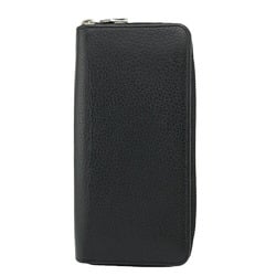 LOUIS VUITTON M58823 Zippy Wallet Vertical Taurillon Long Black Men's