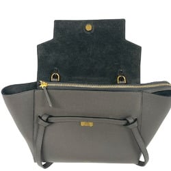 CELINE Belt Bag Handbag Grey Women's